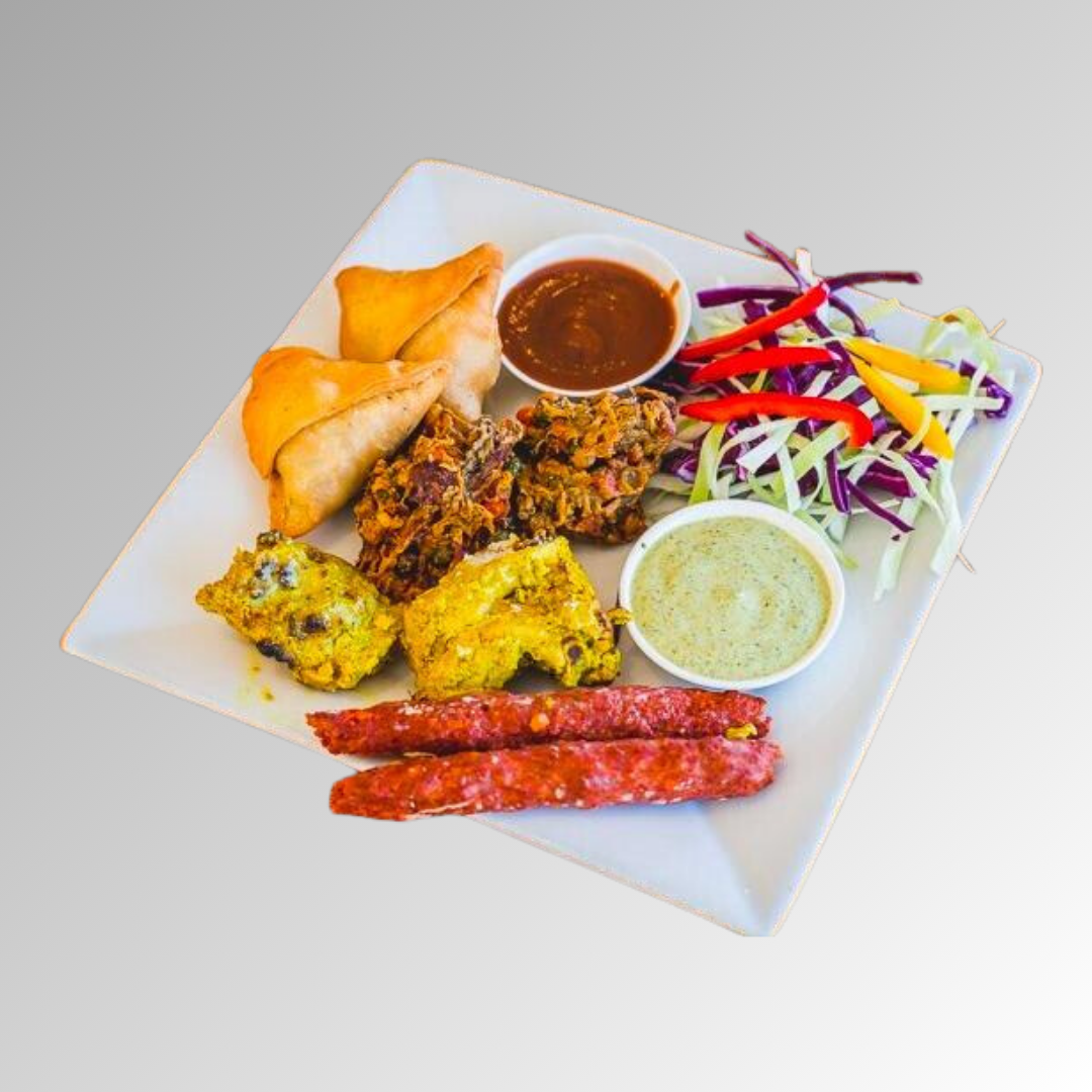 Mixed Platter for Two - Raja's Indian Restaurant & Bar