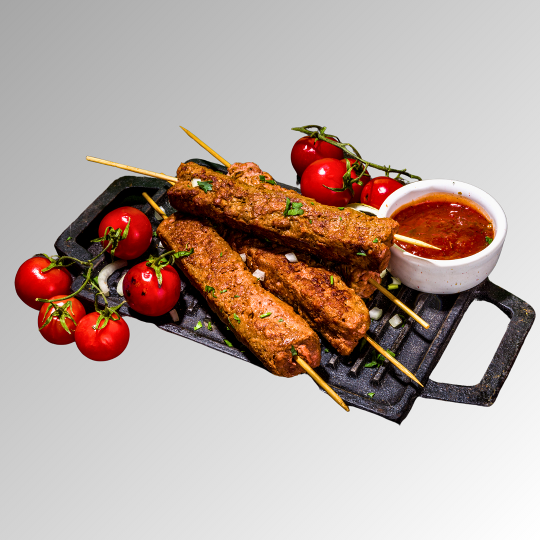 Lamb Seekh Kebab - Raja's Indian Restaurant & Bar